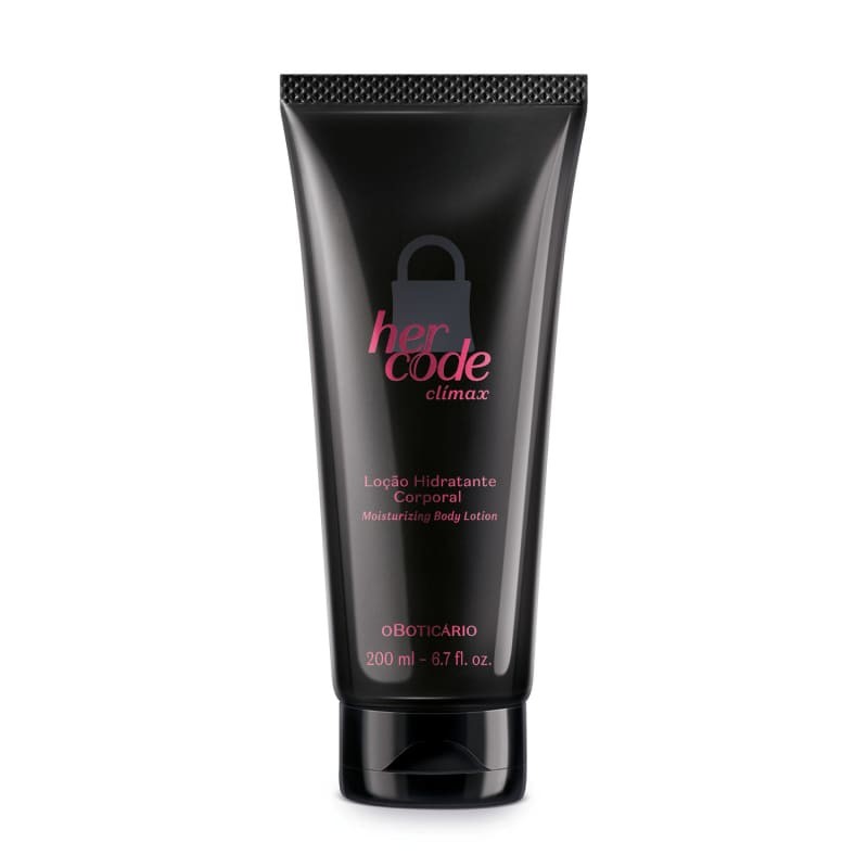 Loção Feminino para mulher cheiroso em oferta Hidratante Desodorante Corporal Her Code Clímax 200ml
