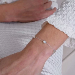 Pulseira Organic com Banho em Prata 925