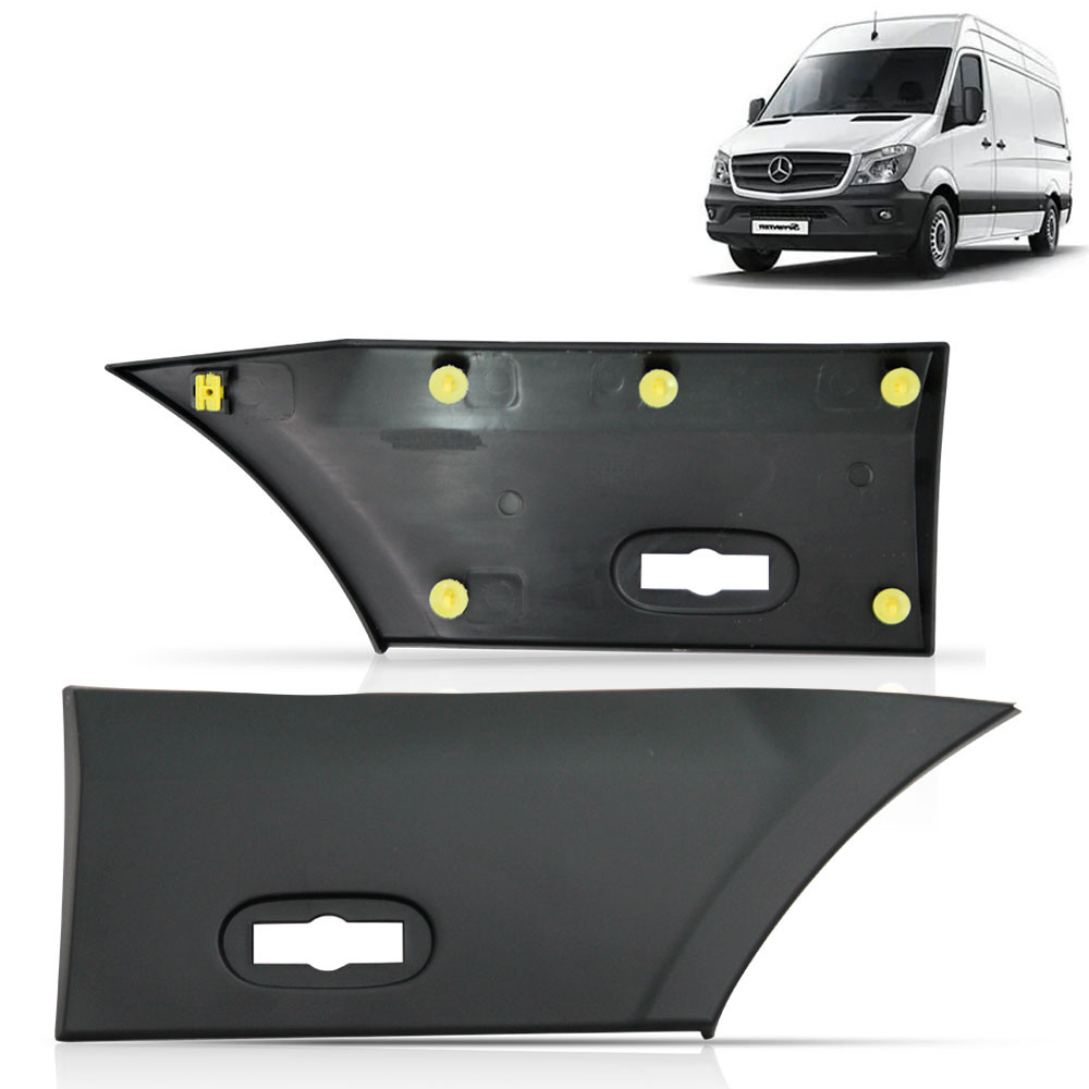 Par Alargador Paralama Traseiro Sprinter 2012 2013 2014 2015 2016 2017 2018 Posterior Com Furo Pisca