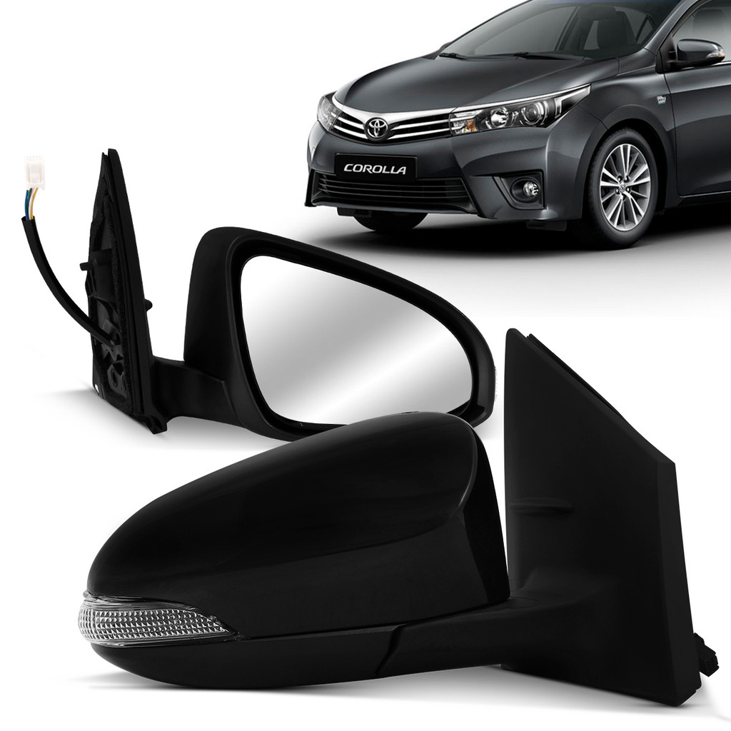 Retrovisor Corolla 2014 2015 2016 2017 2018 2019 Elétrico Com Pisca