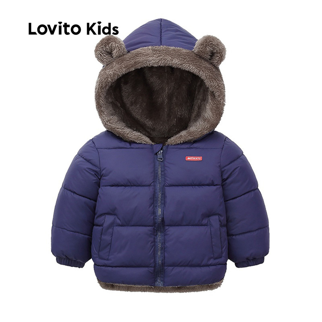 Lovito Kids Roupas de Inverno com Bolso para Menino Outono/inverno Jaqueta de Inverno para menino LCSSCSE6 em Oferta na Shopee