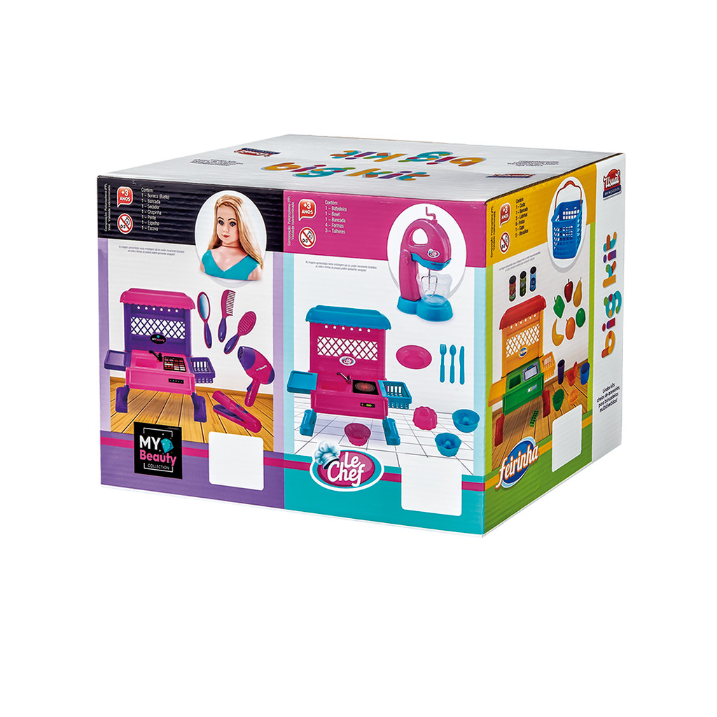 Big Kit Le Chef Confeitaria Bancada com Batedeira Menina