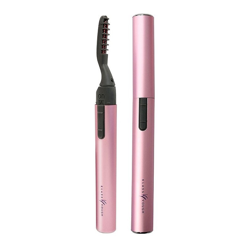 Curvador de Cílios Térmico Profissional Klass Vough Rose Gold a Pilha EC-2017
