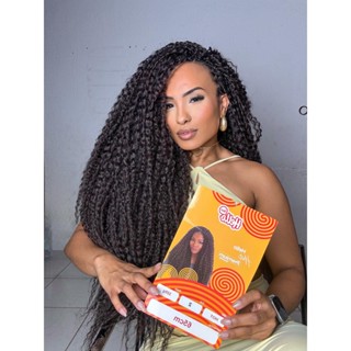 Cabelo Orgânico Biofibra Hello Hair Modelo HOT 65cm – Para Crochet Braids e Alongamentos em Oferta na Shopee