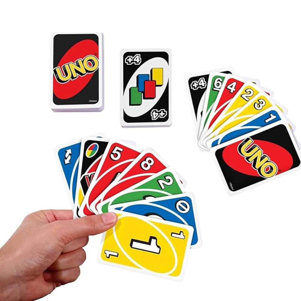 Jogo de Cartas UNO Clássico Mattel Produto Original 112 Cartas - Para Crianças e Adultos