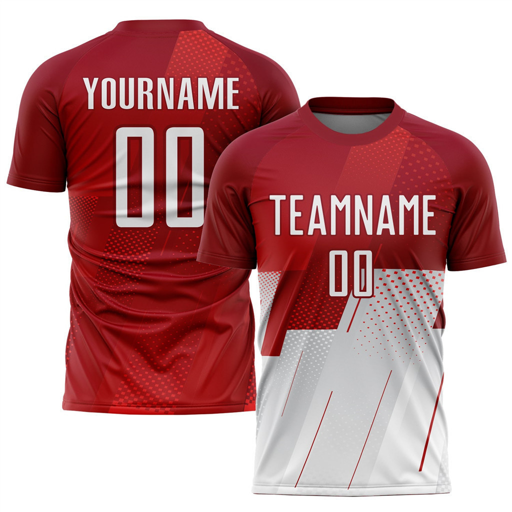 Nome E Número Personalizados Gratuitos JERSEY Uniforme De Futebol De Sublimação Personalizada