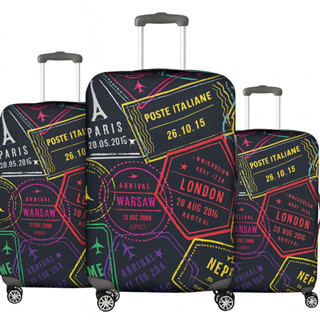 Capa Para Mala Selo Travel Bagagem Protetora Viagem Colorida Segurança Aeroporto P M G em Oferta na Shopee