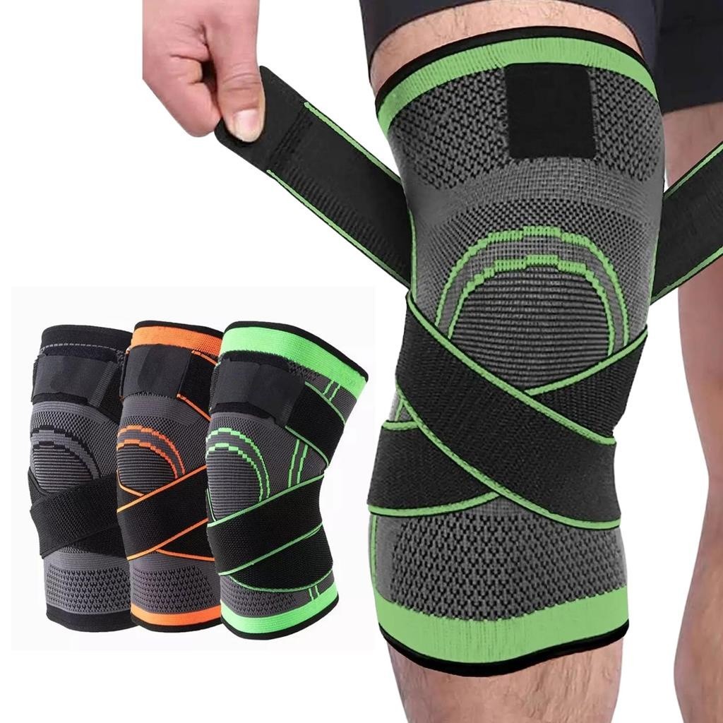 Joelheira de Compressao Tensor Para Dores no Joelho Ortopedica Articulada para Bike Academia Futebol Volei