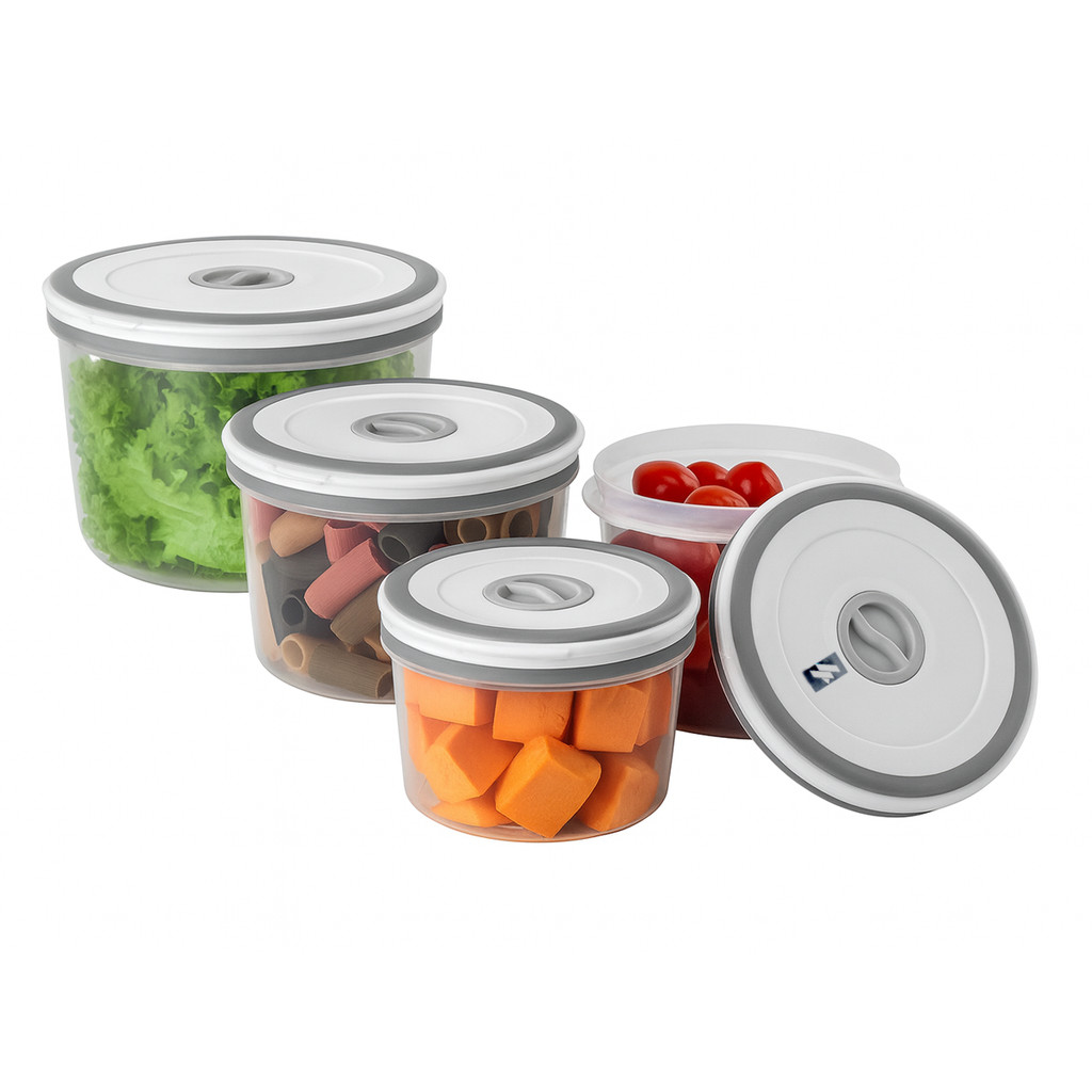 Kit Potes Herméticos Electrolux 4 Unidades em Oferta na Shopee