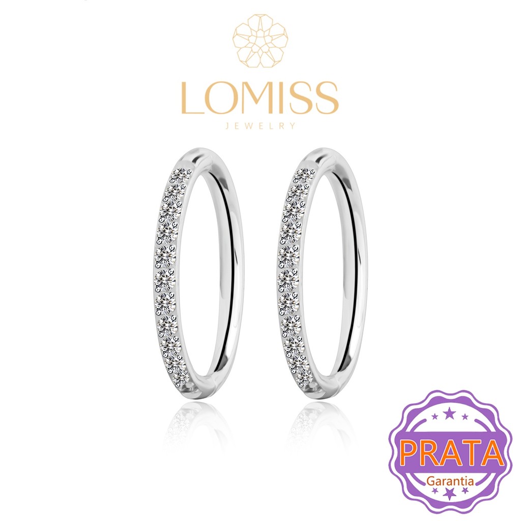 Piercing Nariz Argola Prata 925 Zircônia Lateral Cravejada | Orelha Septo Daith Conch Rook Circular Completa em Oferta na Shopee