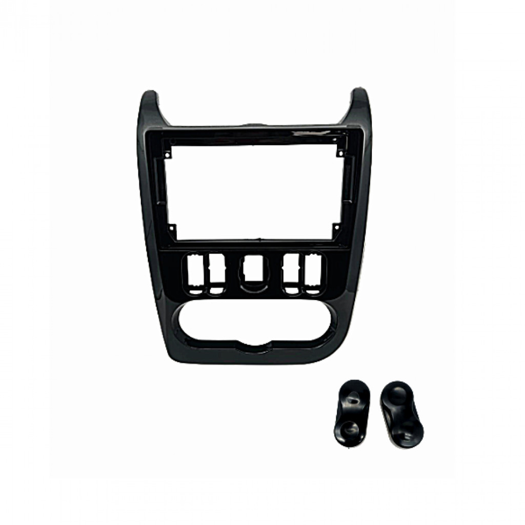 Moldura 9' Sandero, Logan - Black Piano em Oferta na Shopee