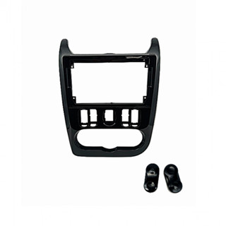 Moldura 9' Sandero, Logan - Black Piano em Oferta na Shopee