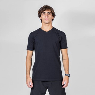 Camiseta Nicoboco Stretch Giudecca Preta em Oferta na Shopee