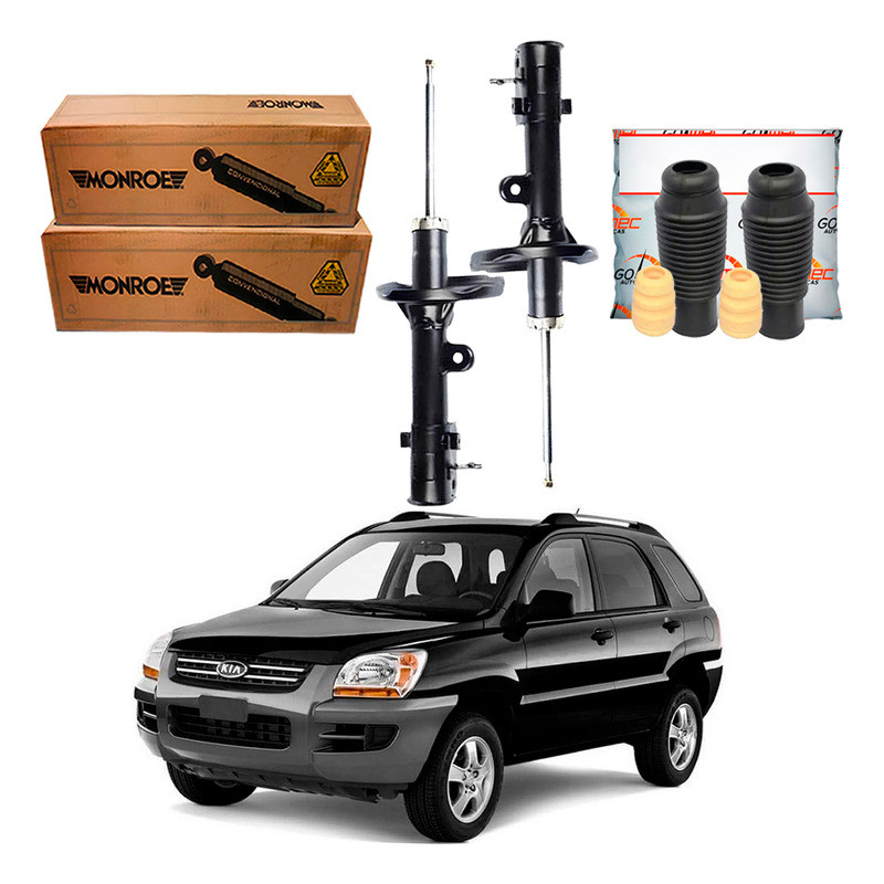 Kit Amortecedor Traseiro Sportage 2.0 2.7 2005 A 2010