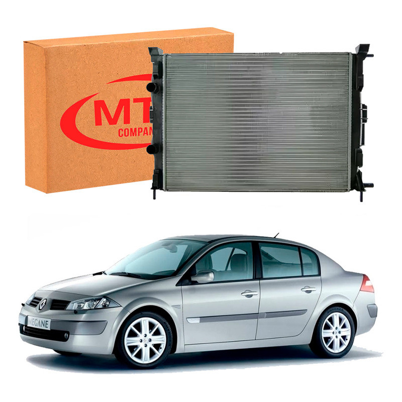 Radiador Agua Renault Megane Sedan 1.6 2.0 16v 2006 A 2012 em Oferta na Shopee