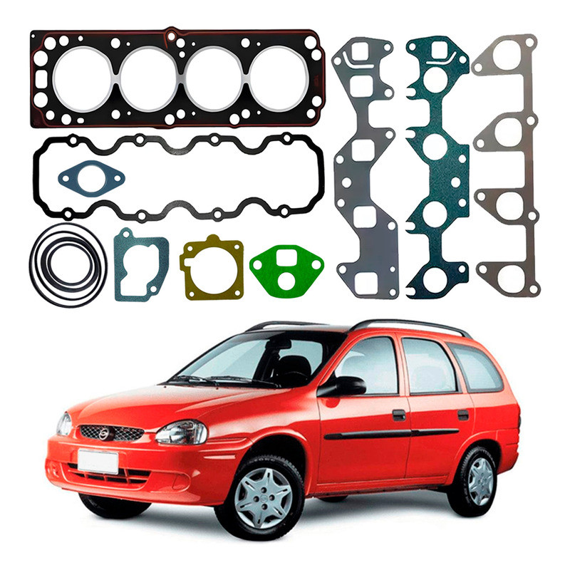 Jogo Junta Cabeçote Sabo Corsa Wagon 1.6 8v 1996 A 2002 em Oferta na Shopee