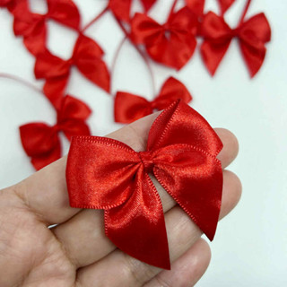 Laço de Cetim 5x5 cm nº05 COM FITA PRA AMARRAR - 20 Unidades ideal para Presentes Lembrancinhas em Oferta na Shopee