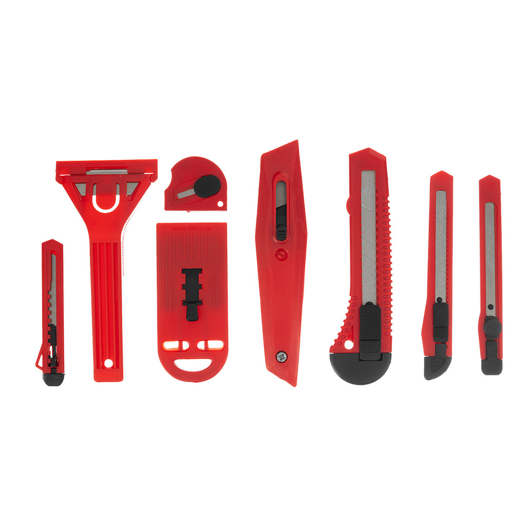 JOGO DE ESTILETE, RETRATEIS, 4 DE 9MM, 2 DE 18MM 8PCS // MTX