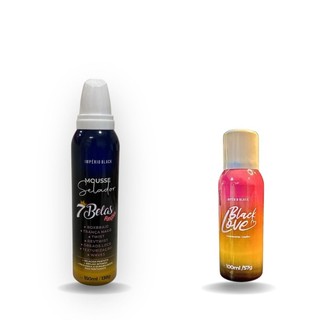 Kit Cuidados Com Cabelos e Fibras Mousse Selador +  Desodorante capilar