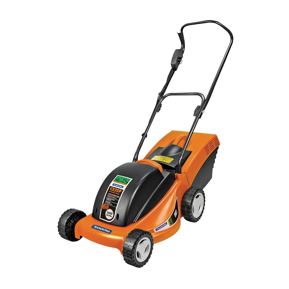 Cortador de Grama Elétrico Tramontina 1300W com Recolhedor CE35P em Oferta na Shopee