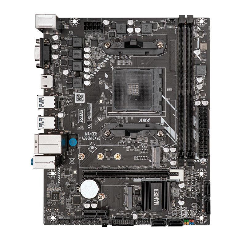 Placa Mae Mancer A320M-DXV2, DDR4, Socket AMD AM4, M-ATX, Chipset AMD A320, MCR-A320M-DXV2