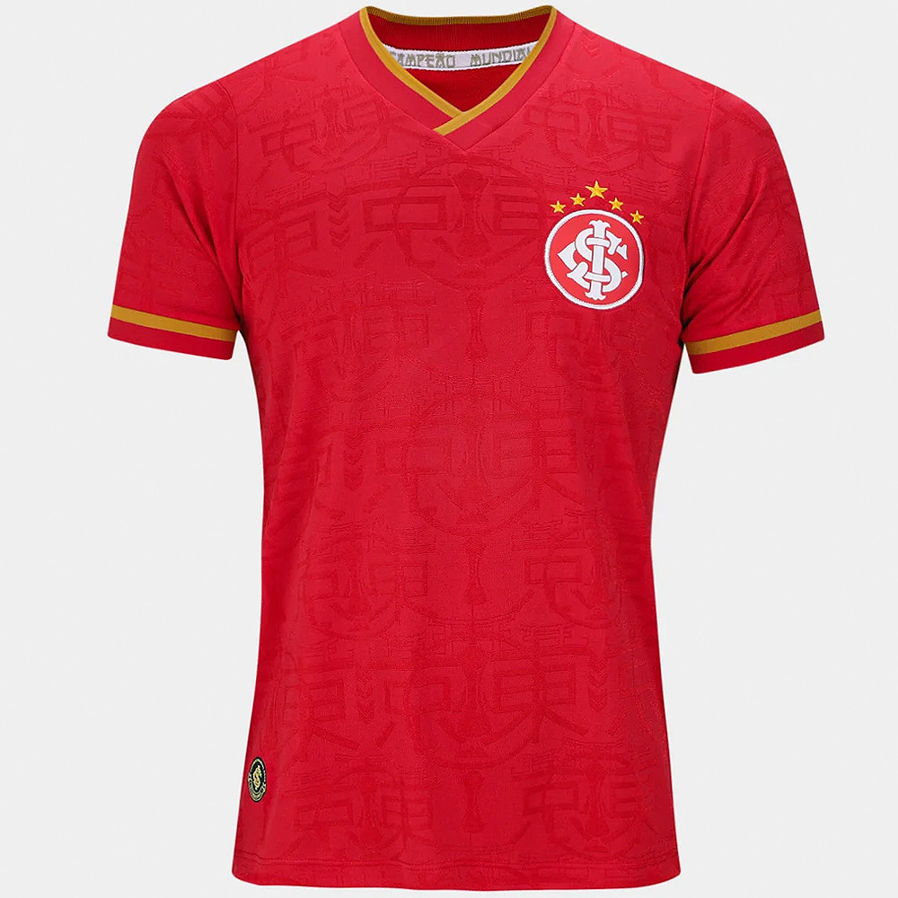 Camisa Internacional Yokohama 2006 Vermelha Masculina Oficial em Oferta na Shopee