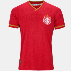 Camisa Internacional Yokohama 2006 Vermelha Masculina Oficial