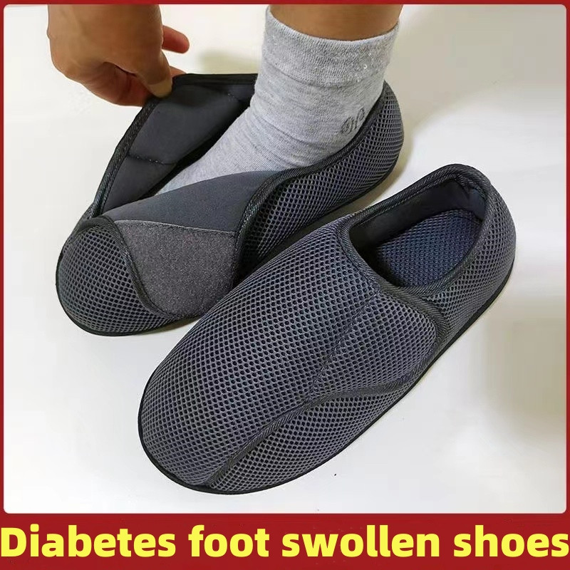 Sapatos Para Diabéticos Masculinos Ou Femininos , Pés Inchados , Largos , Respiráveis , Caminhada Ferida Idosos
