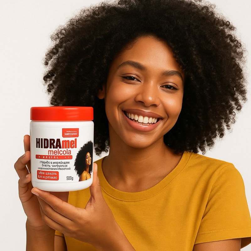 HIDRAmel MelCola Finalizador 500g – Cachos Definidos 72h, Fitagem Perfeita, Hidratação com Mel