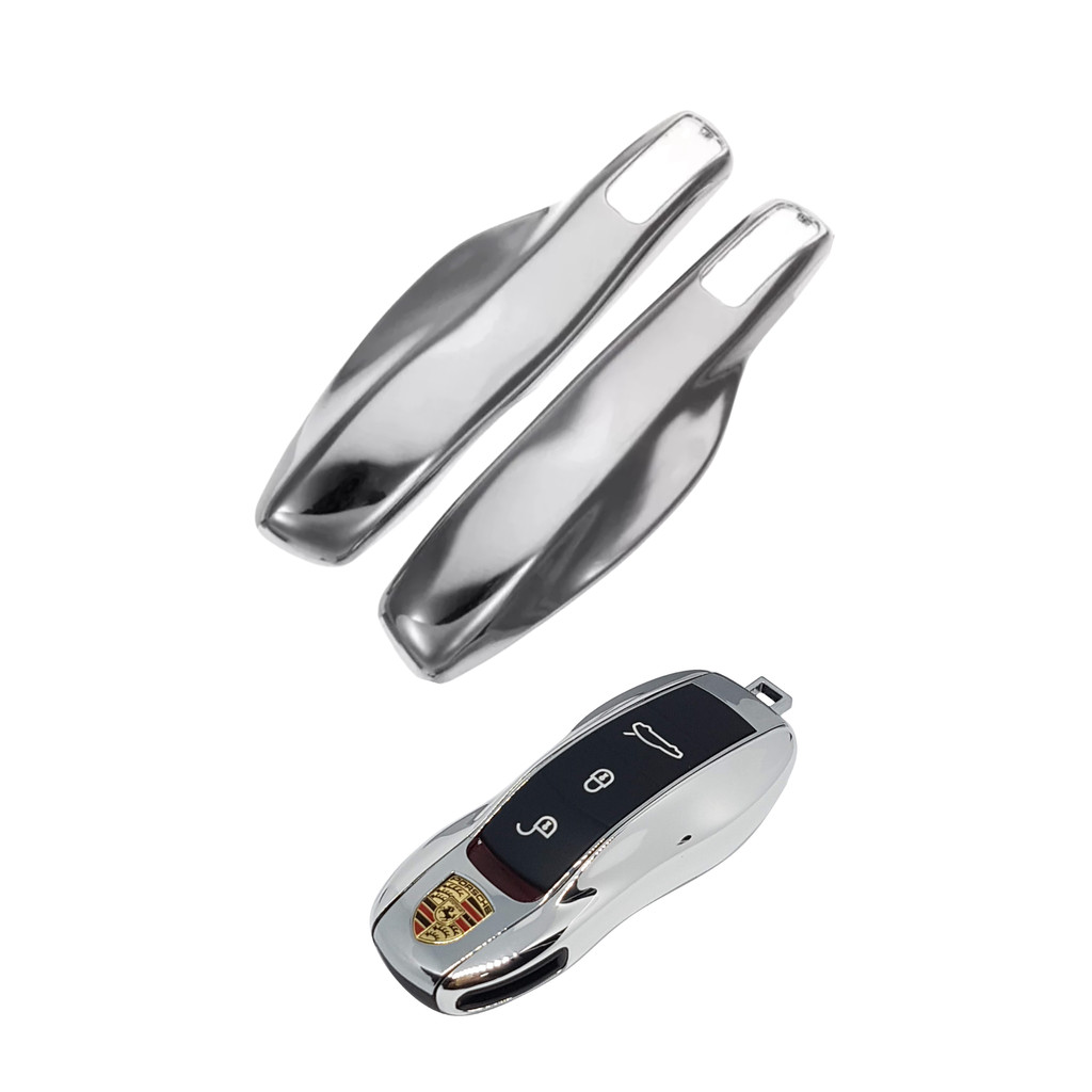 Capa Chave Porsche Lat Cromado Cayenne Panamera 911 Boxster