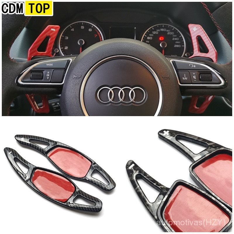 Para Acessórios de Volante com Paddle Shift Audi A1 A4L B8 A3 S3 A5 A6 S6 Q3 SQ5 Q7 S7 A8 R8 S8 TT TTS RS3 RS4 RS5 RS6 R em Oferta na Shopee
