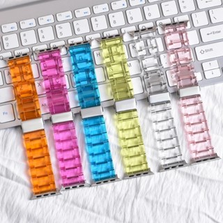 Pulseira De Resina Transparente Para Relógio Apple Watch Ultra 3 2 1 49mm 46mm 45mm 44mm 40mm 41 38 42mm 11 10 em Oferta na Shopee