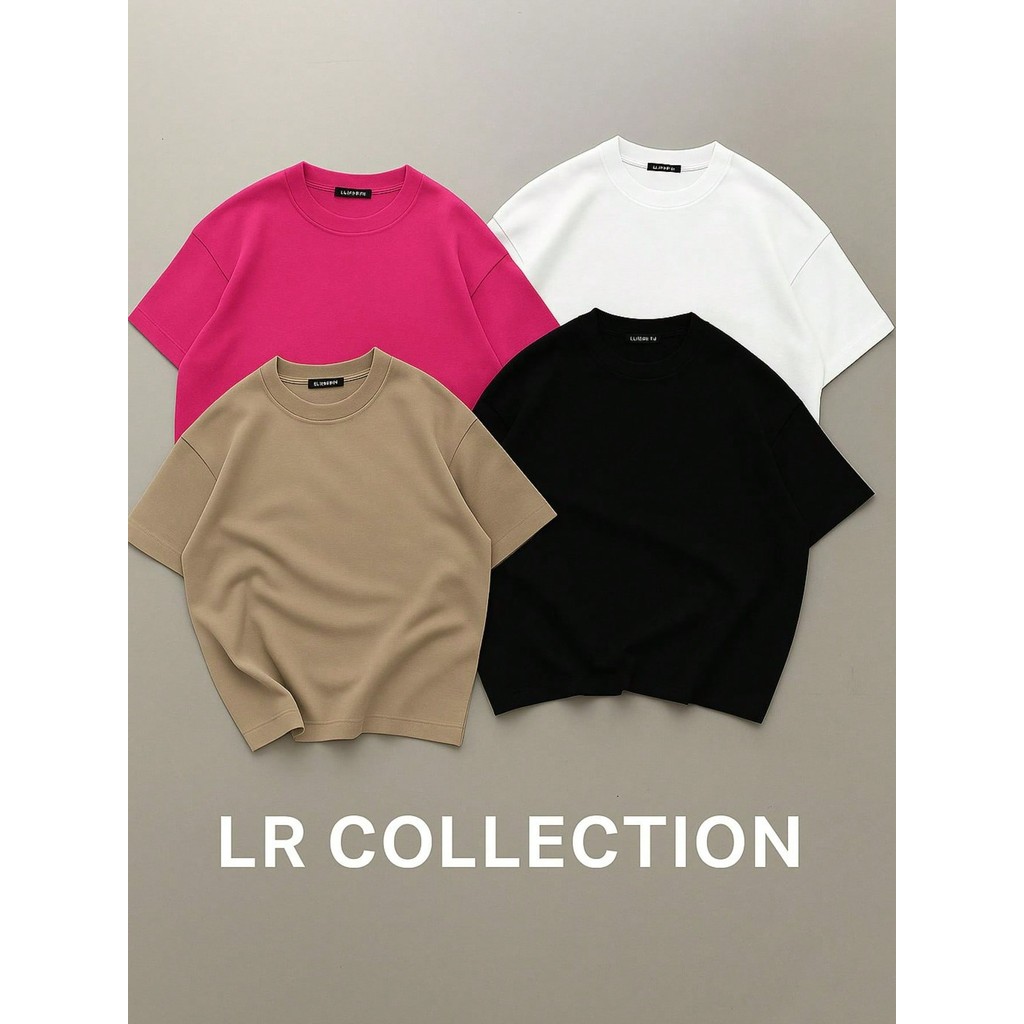Kit 4 Camiseta Camisa Lisa Básicas Clean Estilosa Diversas Cores Inspiração Moda Unissex 100% Algodão