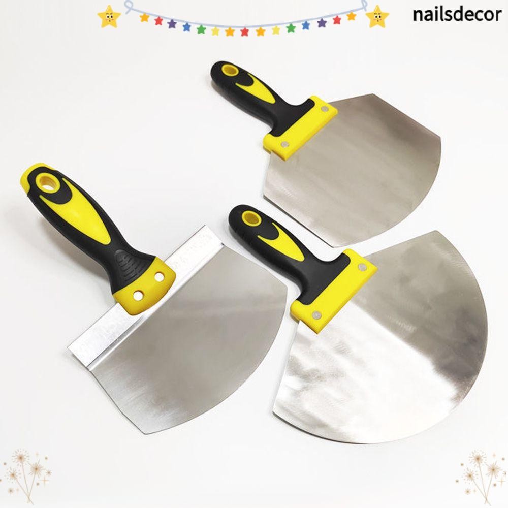 NAILSDECOR Espátula Em Forma De Arco Ferramentas Manuais Lâmina De Massa Limpeza Pá De Gesso Ferramenta De Construção Ra