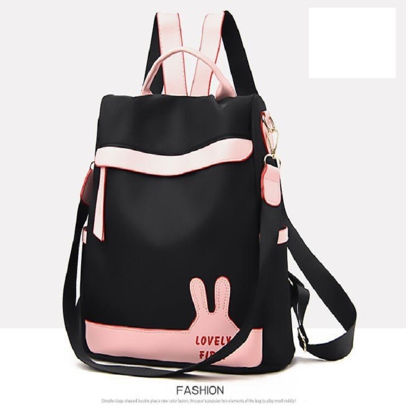 Mochila Feminina Casual Impermeável De Nylon De Alta Qualidade Anti furto