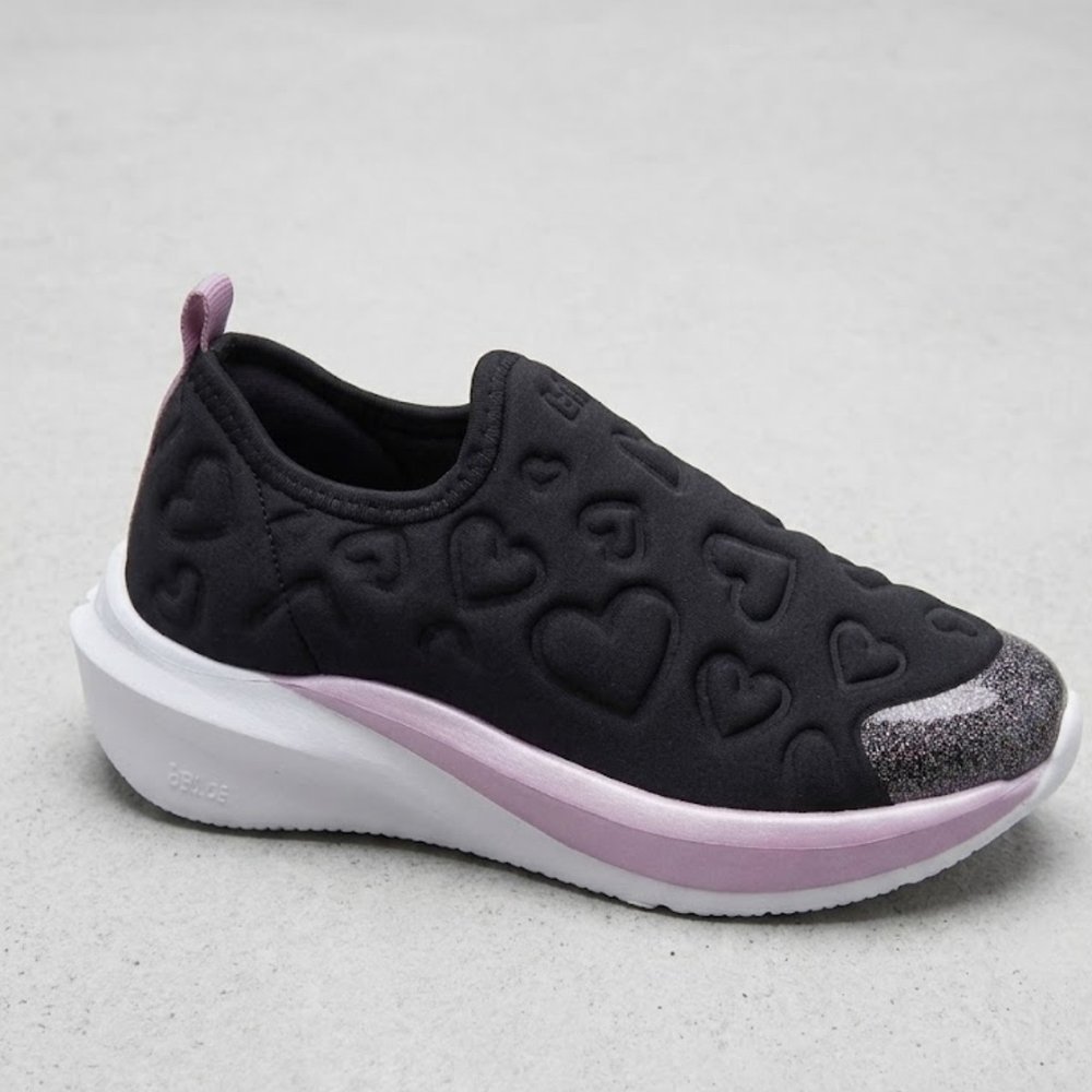 Tênis  Infantil  Casual Feminino Bibi Volt 2.0 - Preto / Roxo