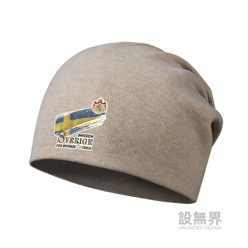 Suécia reino suécia bandeira nacional logotipo chapéu de algodão fino masculino feminino chapéu lenço de cabeça 0010 con