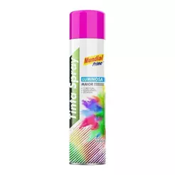 Tinta Spray Mundial Prime Luminosa Pink 400ml