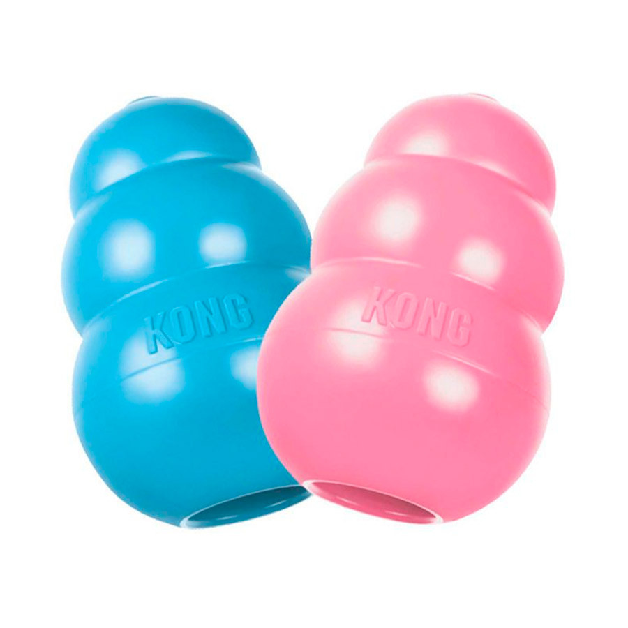Brinquedo Recheável Kong Classic Puppy Filhotes Mordedor para Cachorro Cães Interativo Resistente