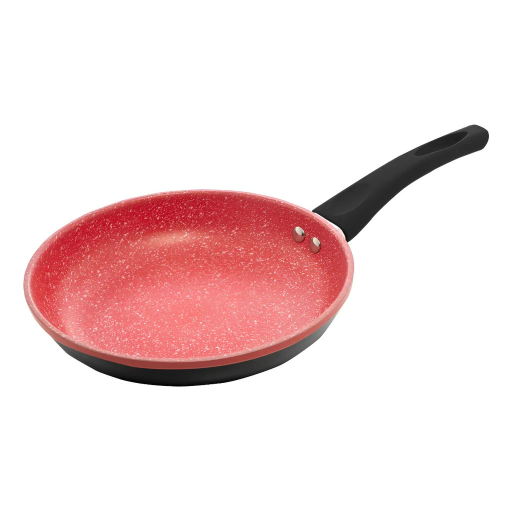 Frigideira De Indução Com Revestimento Cerâmico Granito Chef 20cm Lyor Vermelha