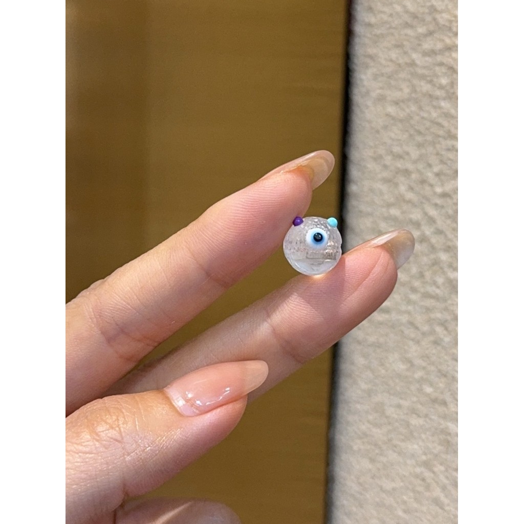 Natural branco cristal pequeno monstro acessórios pulseira colar artesanal diy acessórios pingente jóias moda S578