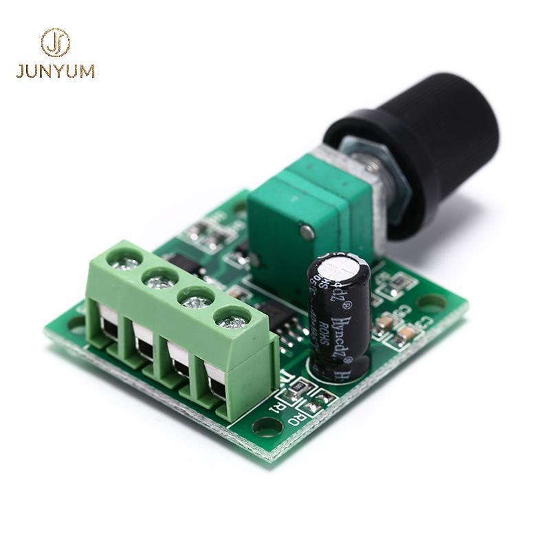 YUKE DC Novo 1.8V 3V 5V 6V 12V 2A Controlador De Velocidade Do Motor De Baixa Tensão PWM BR