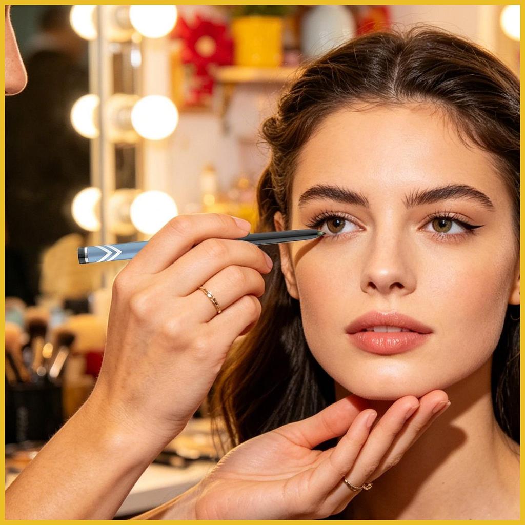 Gel Delineador De Olho Suave À Prova D'água De Longa Duração Caneta De Maquiagem Fosca Mulheres Mais Velhas Lápis Para R