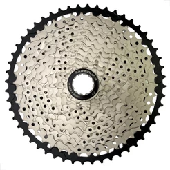 CASSETE K7 12V ABSOLUTE 11/52D PRATA C/ PRETO - OEM SEM CAIXA - P/ Freehub 8v/9v/10v MTB