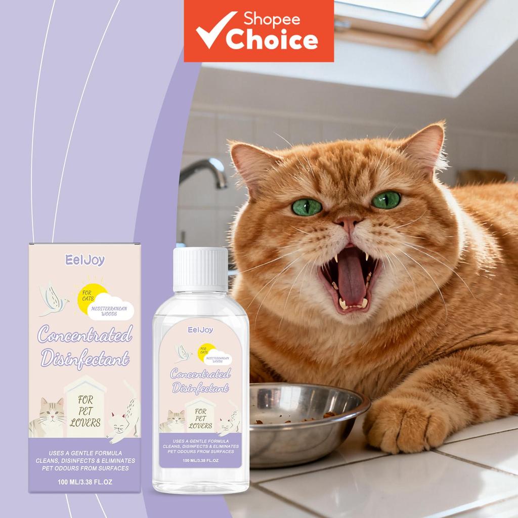 EelJoy Limpador e Desodorizador para Animais Domésticos, Remoção de Odores de Gato, Fórmula Suave, Aroma Fresco,