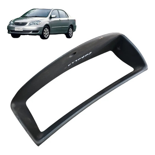 Moldura Painel Instrumento Original Toyota Corolla 2003 2008 Preto