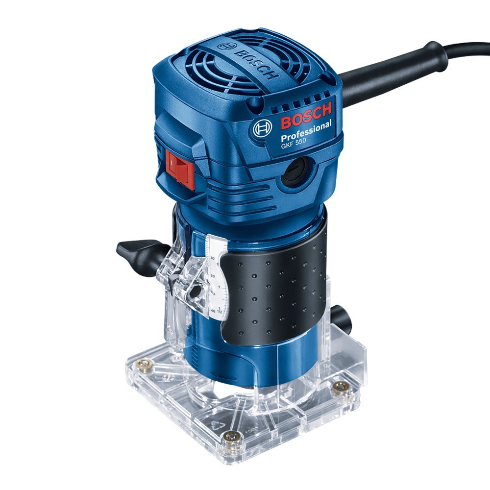 Tupia manual 550 watts com pinça de 6 mm e 1/4" - GKF 550 - Bosch