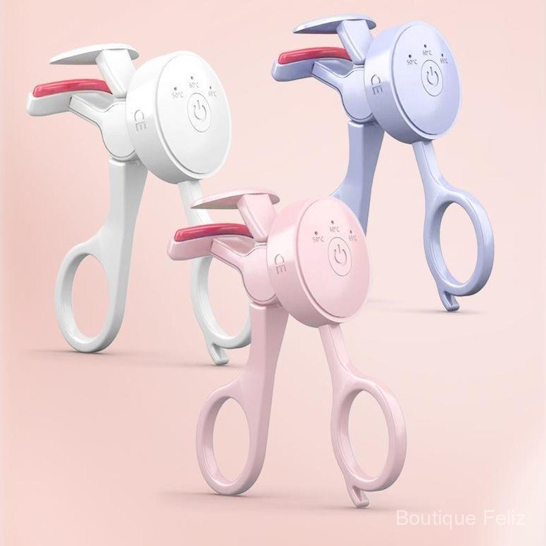 Curvador de Cílios Recarregável, Dispositivo Portátil Pequeno, Ferramenta Elétrica para Curvar Cílios, Curvador de Cílio