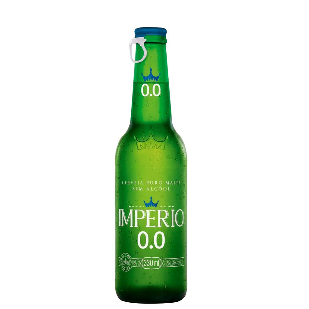 Cerveja Império Puro Malte 0.0 Sem Álcool Long Neck 330ml