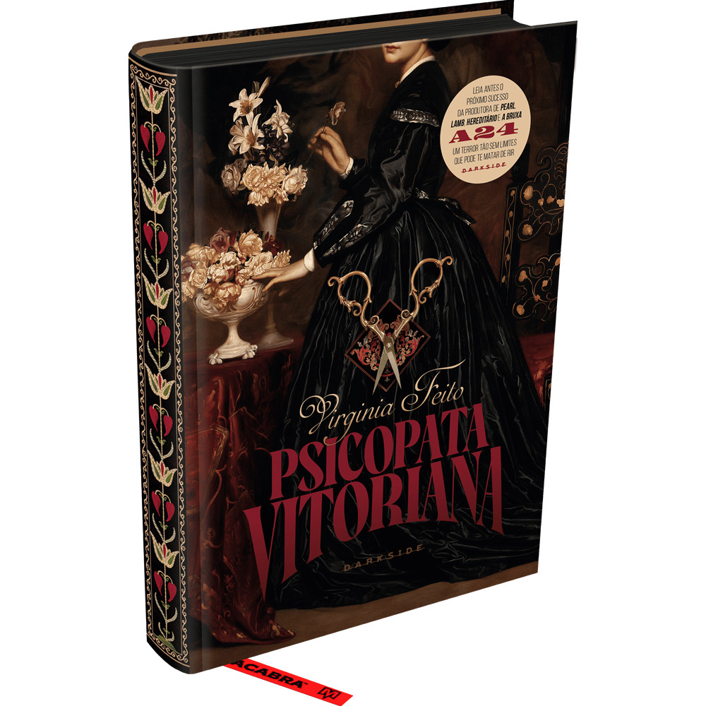 Capa do livro Livro - Psicopata Vitoriana - Novo - Editora Darkside -